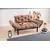 Atelier del Sofa Dvosed na razvlačenje Nitta 155x85x70cm Svetlobraon