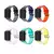 Transparent Apple Watch Sport Silicone Strap 38/40/41mm crveni