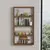 HANAH HOME Zidna polica Quatro Walnut