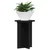 Stalak za biljke 2 pcs Crna O29,5 x 40 cm Konstruirano drvo