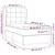 Vidaxl Box spring postelja z vzmetnico krem 80x200 cm blago