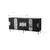 Hanah Home Komoda Vienna 180x80x40cm Crno-Siva