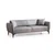 Atelier del Sofa Trosed Belissimo 220x67x95cm Sivi