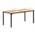 Blagovaonski stol 160 x 80 x 76 cm od grubog drva manga