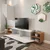 Hanah home TV Komoda Zebra Hrast-Bela
