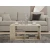 Hanah Home Klub sto Eros 80x50x40cm Bež