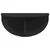 Polica na zidu 2 pcs Crna 48 x 24 x 24 cm Konstruirano drvo