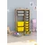 HANAH HOME Višenamenska polica Montana Xs 2D4N8U Sonomo Grey Yellow