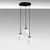Opviq Luster Orbital-15-14006, 36x36x115cm, IP20, Belo-crni