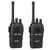 slomart Ročni radiji Walkie Talkie, USB, zmanjšanje šumov, črni, doseg 200 m