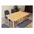 HANAH HOME Vina Mini 03 1048 Oak Dark Blue (Produžni set trpezarijskih stolova i stolica (6 komada))