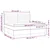 Vidaxl Box spring postelja z vzmetnico LED krem 200x200 cm blago