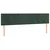 Vidaxl Box spring postelja z vzmetnico temno zelena 200x200 cm žamet