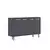 Hanah Home Konzola Venedik, 120x73,6x29,6 cm, Antracit