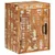 vidaXL Nočna omarica 2 pcs Rjava 35 x 33 x 48 cm Reclaimed Trdo Les