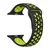 Apple Watch Sport Silicone Strap black green M/ L 42/ 44/ 45mm