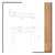 Hanah home Radni sto 120x74x60?cm Hrast