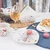 Orion Set porcelaninih desertnih krožnikov Makovosrce 17,5 x 17 cm, 6 kos