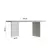 HANAH HOME Sto za dnevnu sobu Leo Large White