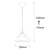 Conceptum Hypnose Luster Dilberay-324-S, 108cm 20x20 cm, E27, 40W, Zlatne boje