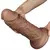 LoveToy Realistic Chubby Dildo 10.5 Brown