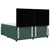 Vidaxl Box spring postelja z vzmetnico temno zelena 180x200 cm žamet