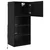 Zidni TV ormari Zidne 2 pcs Crni hrast 40,5 x 30 x 90 cm