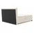 Bež boxspring postelja s prostorom za shranjevanje 200x200 cm Lysa – Ropez