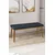 Hanah Home klupa Arwen, 105 cm, antracit / prirodno drvo