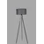 Opviq Podna lampa Fisco, 155 cm, E27, IP20, Crna