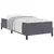 Vidaxl Postelja boxspring z vzmetnico Temno siva 80 x 200 cm Žamet