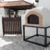 Movelar Forno STROMBOLI 80cm Branco + Kovinski podstavek + Plinski gorilnik