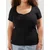 Trendyol Curve Ženska bluza Tbbss25Af00054, Crna