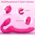 SuperLove Dual Vibration Strapless Strap-On with Remote Pink