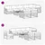 Set vanjskih sofa s jastukom 9 pcs Bijela i krem Poliester