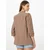 PIECES Blazer svetlo rjava