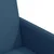 vidaXL Jedilni stoli s kolesom 2 pcs Modra 57 x 66 x 94 cm blago