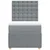 Vidaxl Box spring postelja z vzmetnico svetlo siva 80x200 cm blago