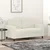Vidaxl Kavč dvosed krem 120 cm žamet