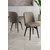 Hanah Home set trpezarijskih stolica Jiva 6 kom, kapućino tkanina Babyface, crne metalne noge