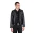 Moška jakna (biker) STRAIGHT TO HELL - Commando - Black/Silver - Ball Pull/Red Lining - COM-BLK-NIC-MOD