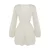 Trendyol Ecru Mini Woven Tied Linen Blend Beach Dress