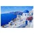 Slika modre kupole Santorinija - 120x80