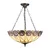 Endon 111872 - Luster na lancu Tiffany HUTCHINSON 3xE27/60W/230V, prečnik 50 cm