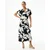 Mexx Ženska bluza MF006100661W, V-izrez, Belo-crna