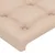 Uzglavlje s ušima boja cappuccina 183x16x118/128cm umjetna koža