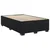 VIDAXL Box spring postelja z vzmetnico črna 120x200 cm žamet