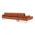 Atelier del Sofa Ugaona garnitura Mustang Narandžasta