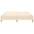 Vidaxl Box spring posteljni okvir krem 140x190 cm blago