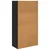 Polica Crni hrast 60 x 30 x 114 cm Konstruirano drvo